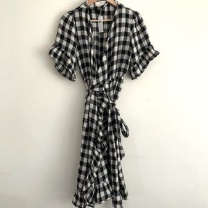 NWT Anthropologie Short Sleeve Wrap Dress Size XS